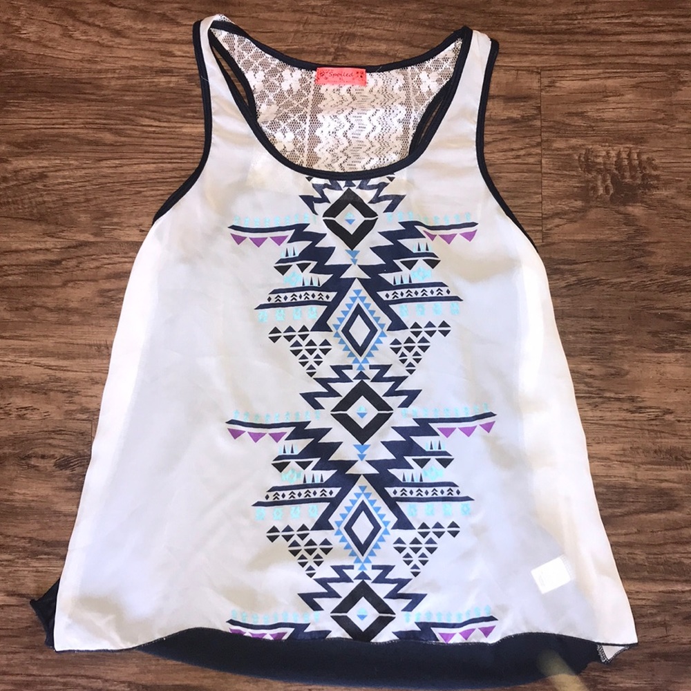 Tribal Print Tank Top